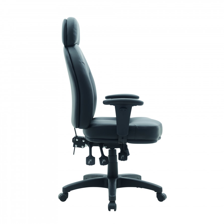 Avon 24 Hour High Back PU Operator Chair